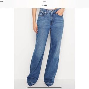Good American 90’s Loose Classic High Waist Jeans Sz 22